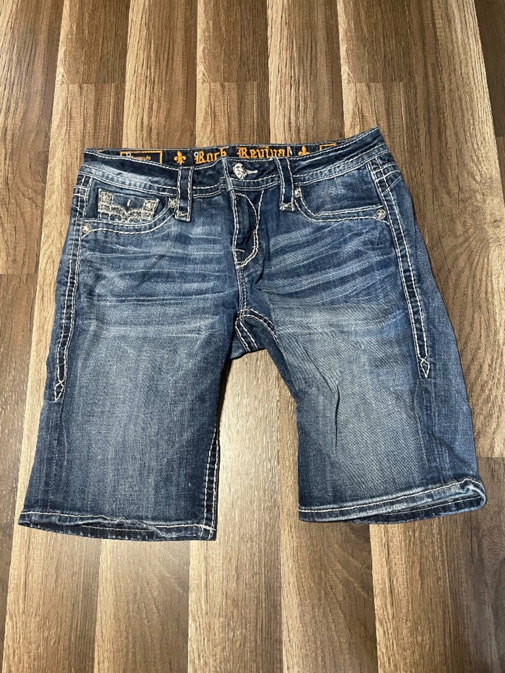 Rock Revival jeans women's shorts Bermuda sherry Size 28